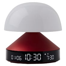 Lexon Mina Alarm Clock with LED Touch Lamp
